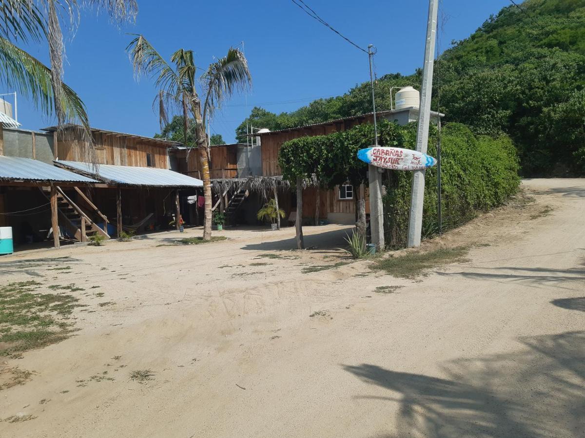 Cabanas Jaysur Barra de la Cruz Buitenkant foto